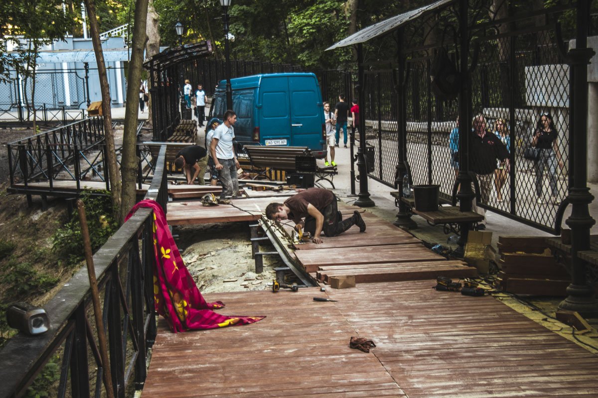 Ремонтные работы в самом разгаре Ремонтные работы в самом разгаре