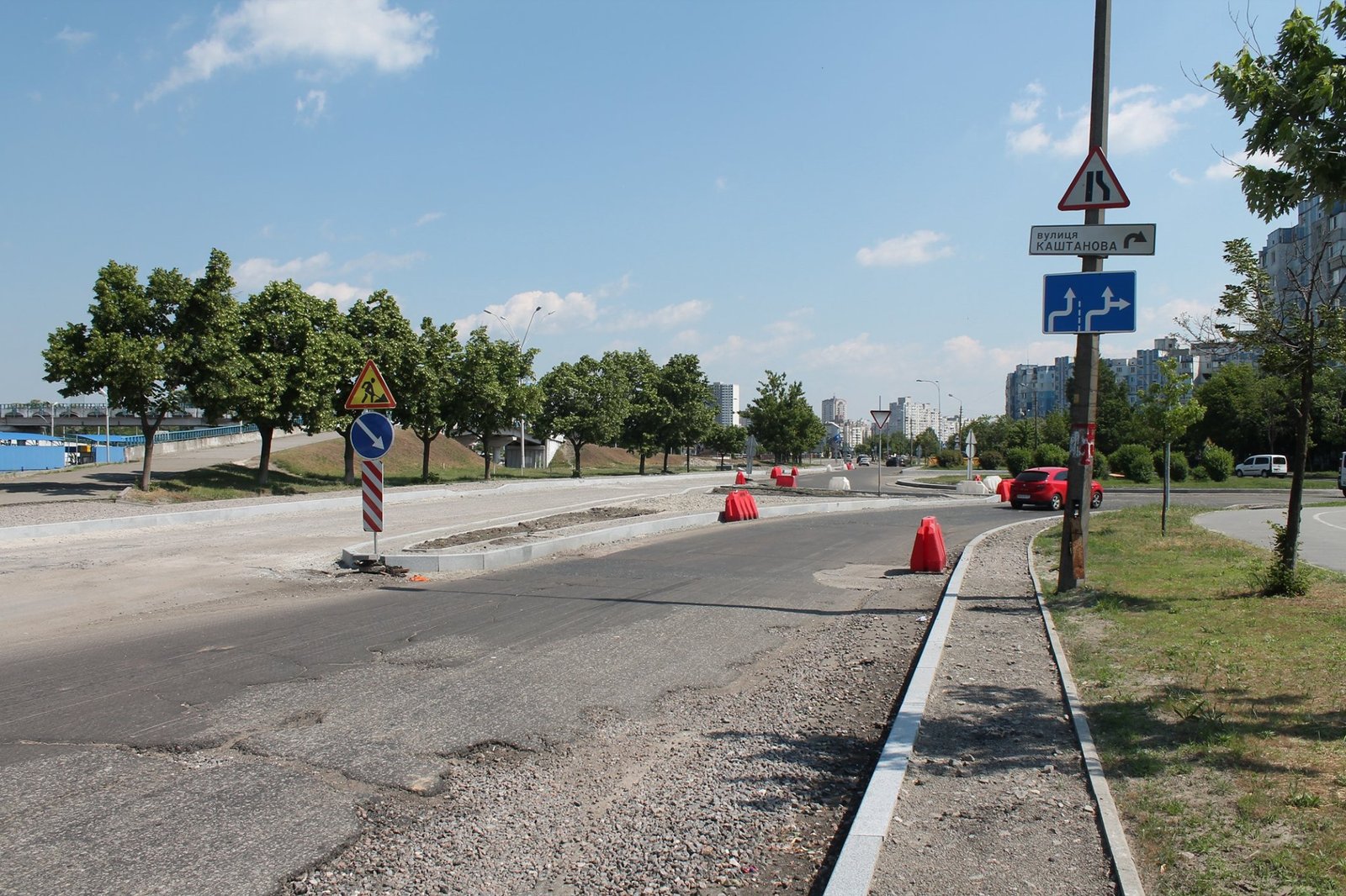 До конца 2019 года планируют завершить подготовку съезда для заливки нижнего слоя асфальта