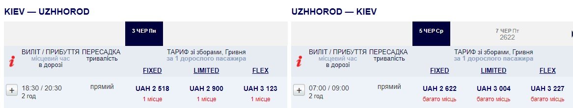 Авиабилеты на рейсы Ужгород – Киев – Ужгород уже можно приобрести на сайте авиакомпании «Мотор Сич»