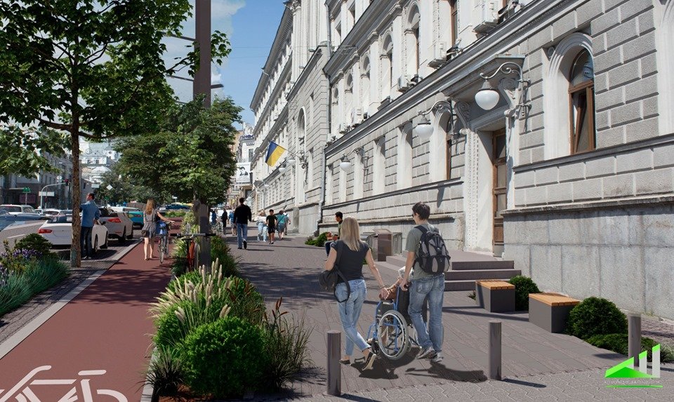 Велосипедные зоны также озеленят Велосипедные зоны также озеленят