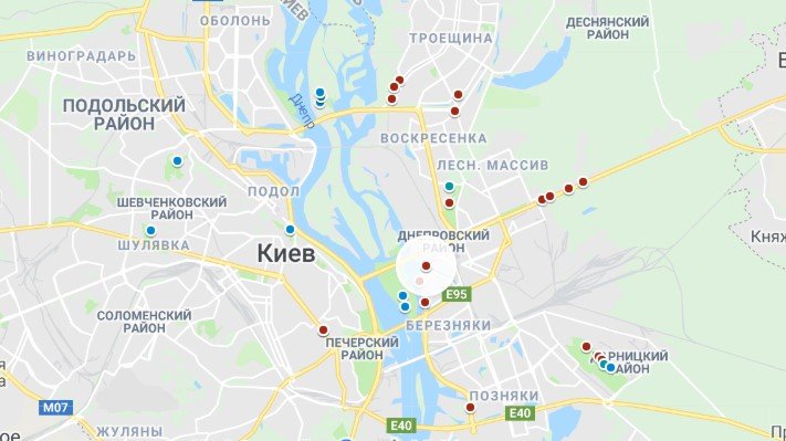 В Киеве начали борьбу с амброзией: карта