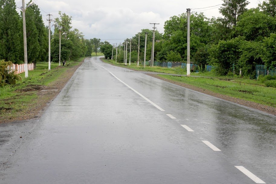 Теперь с качественным покрытием - 6 км автодороги между селами Александрия и Тихий став