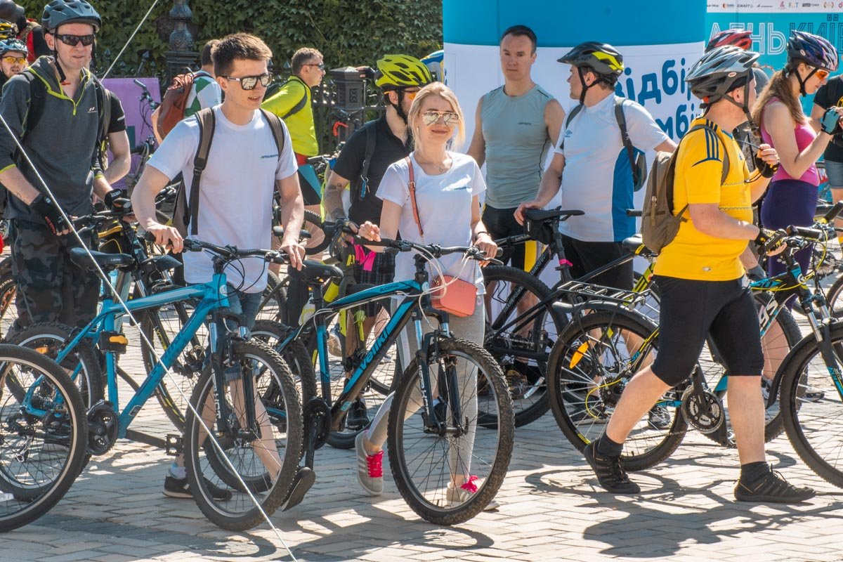 В общем Всеукраинский велодень прошел здорово, весело и активно