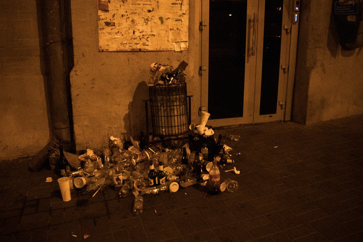 На утро у коммунальщиков было много работы