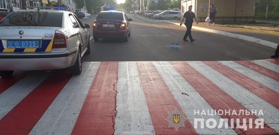 В Вышгороде произошла авария с участием автомобиля Hyundai, 49-летней женщины и ее двух дочерей возрастом 3 и 9 лет