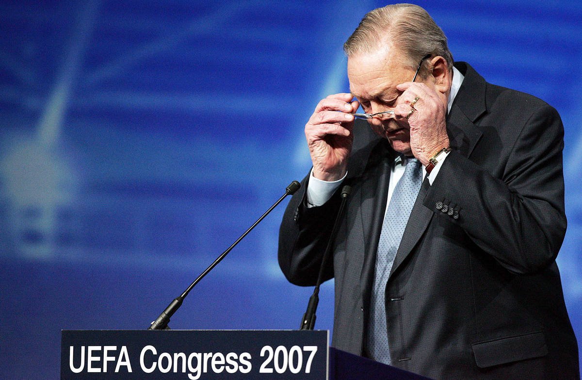 В ночь на 5 июня умер, экс-президент УЕФА и бывший вице-президента ФИФА Леннарт Юханссон