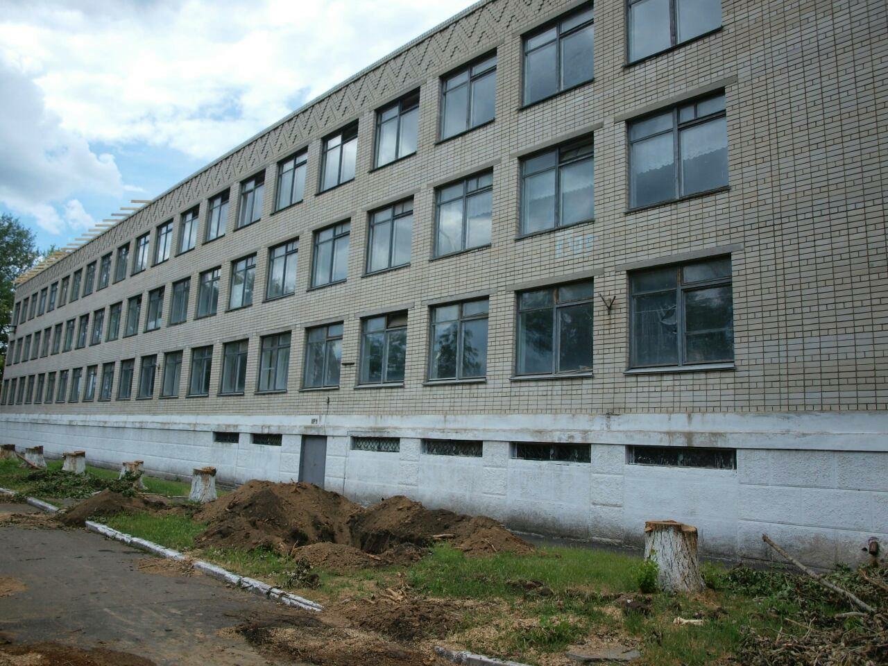 Школа в пгт Соленое до реконструкции