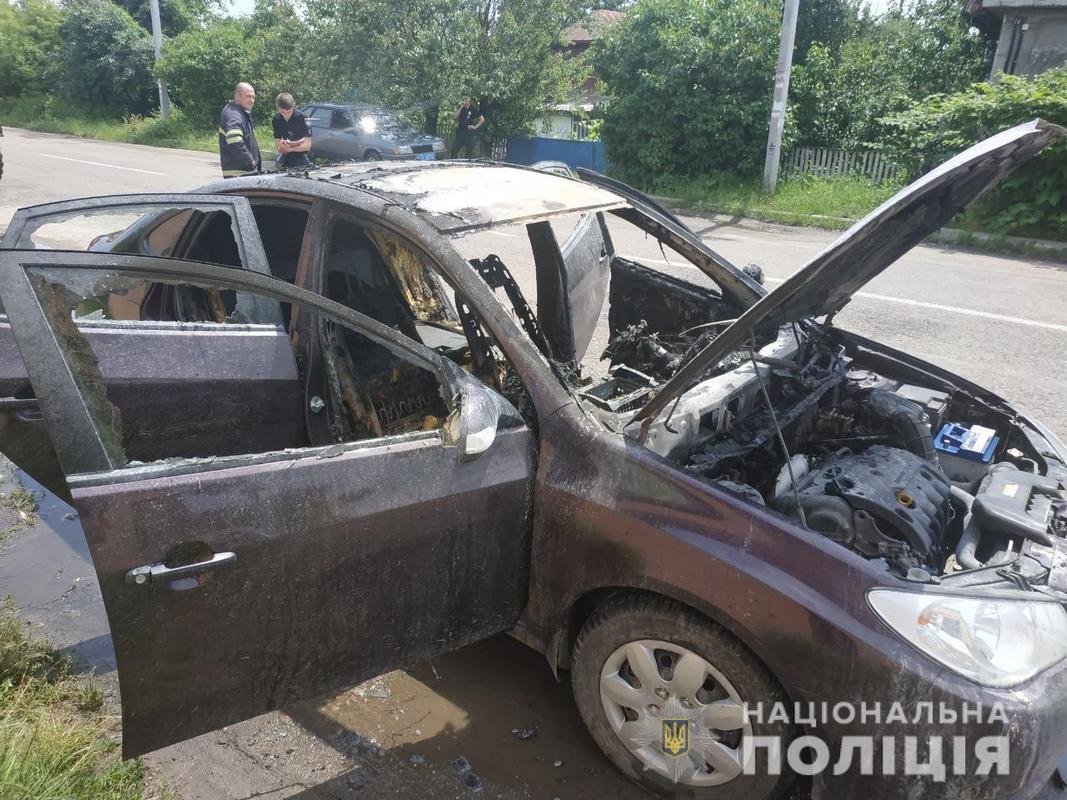 Под Киевом взорвался баллон в автомобиле 