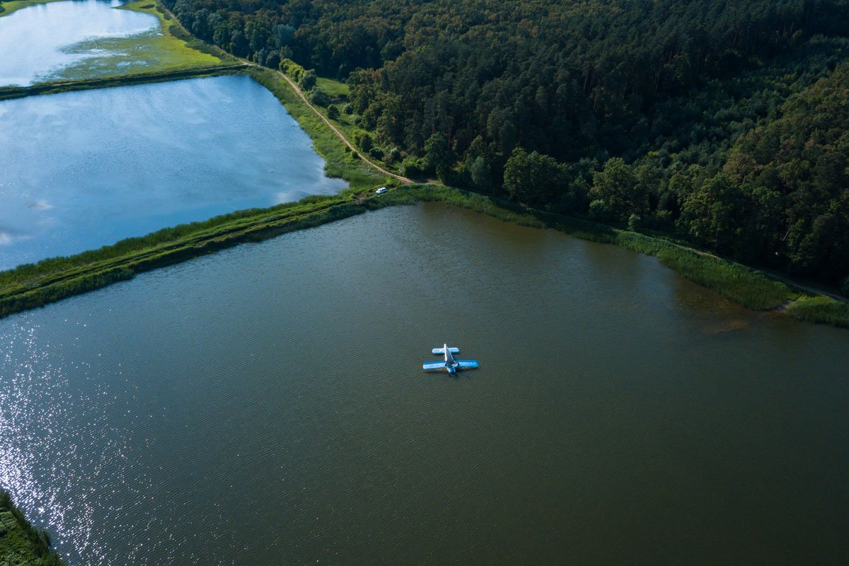В районе Академгородка крушение потерпел самолет АН-2