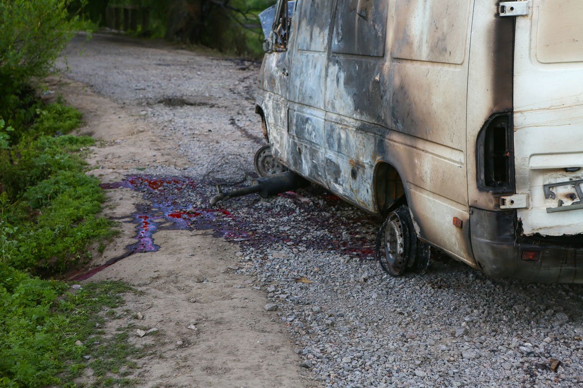 В Винницкой области в селе Збаржевка произошло ДТП с участием автомобиля Mercedes Sprinter