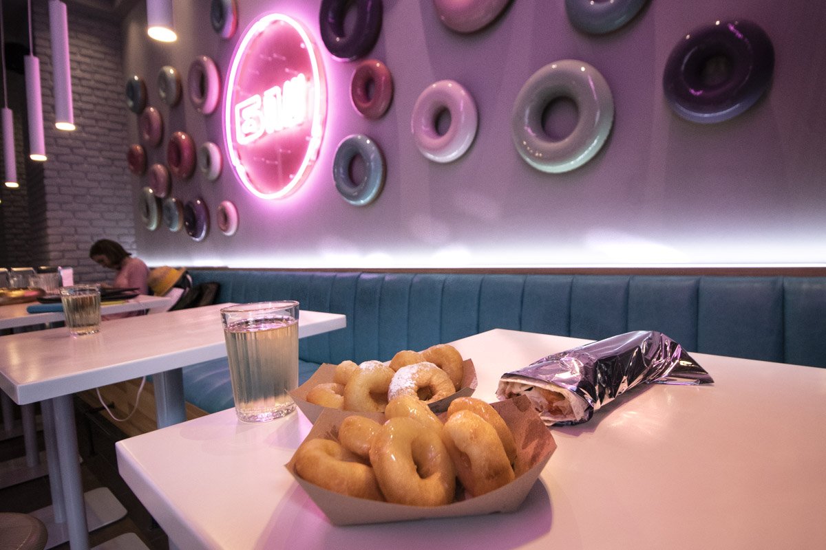 Так выглядит порция пончиков