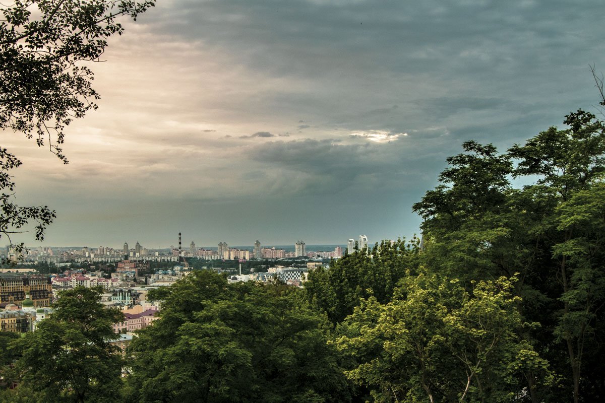 Рассвет без ярких лучей солнца по своему красивый