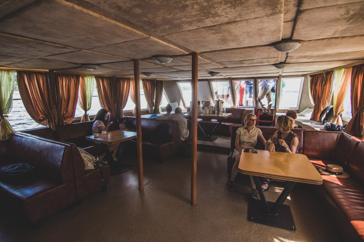 Пресс-конференция прошла в уютной атмосфере на катере