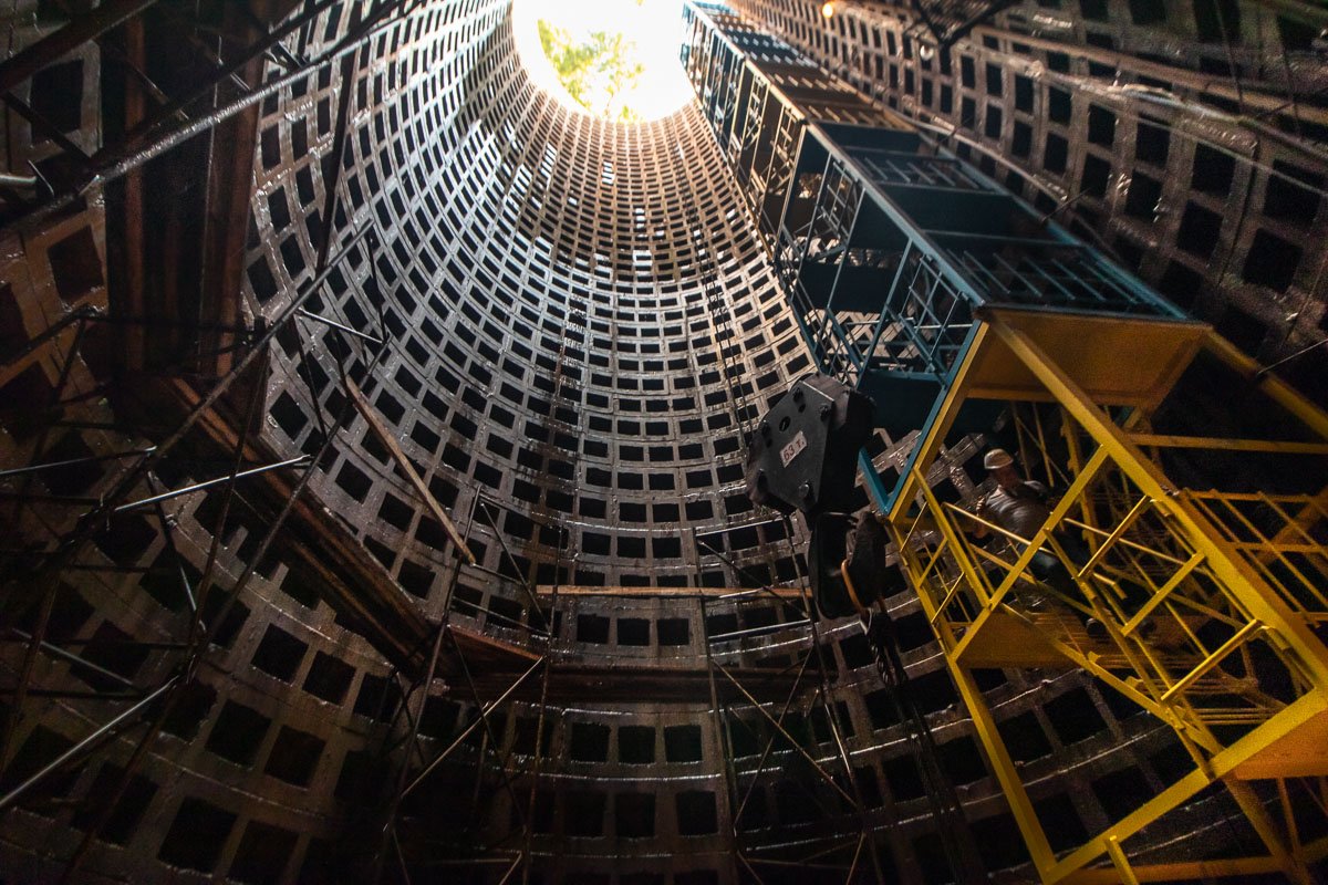 Наверху жара, а внизу свежесть и прохлада