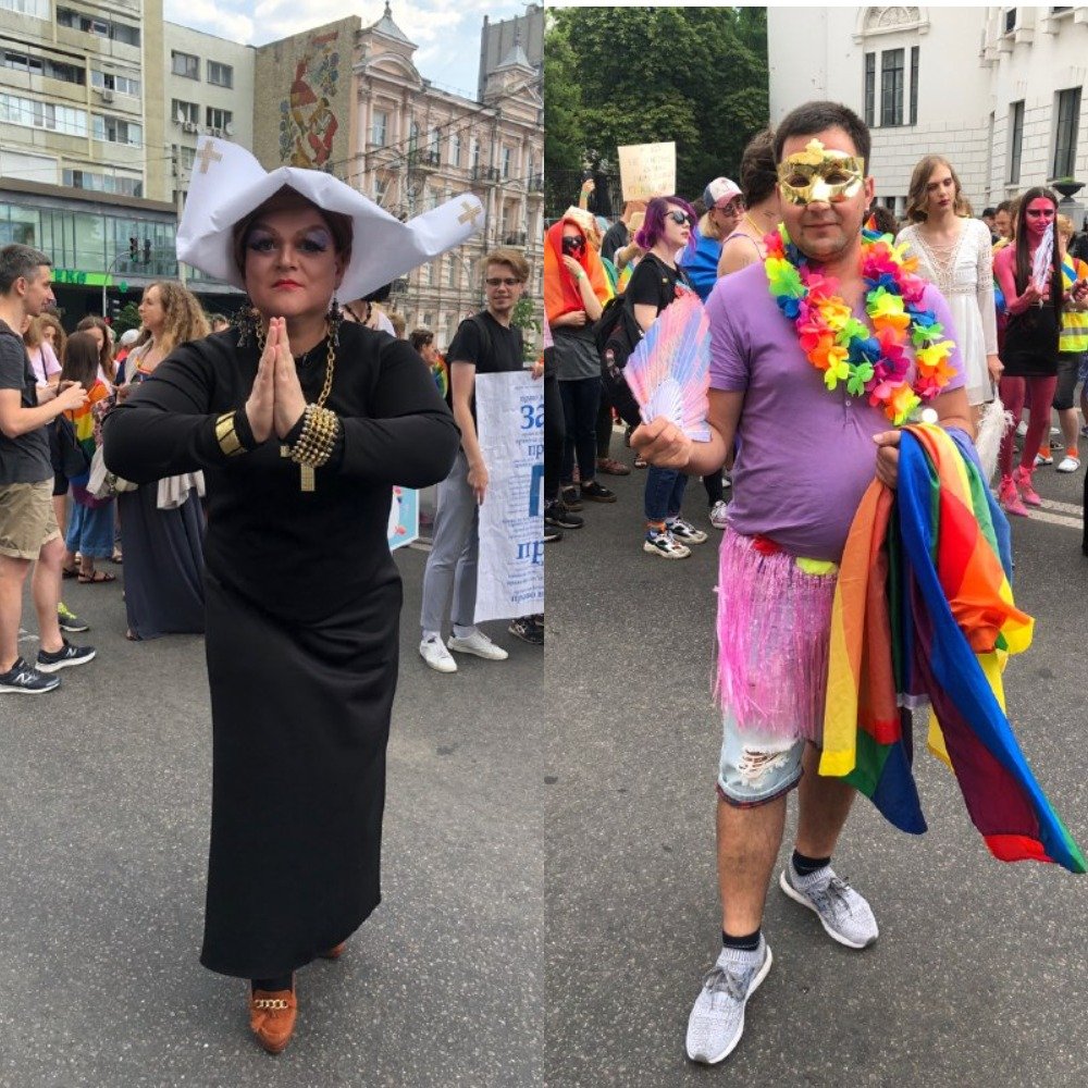 Разные цвета, но одна идея - выразить желание быть свободными 