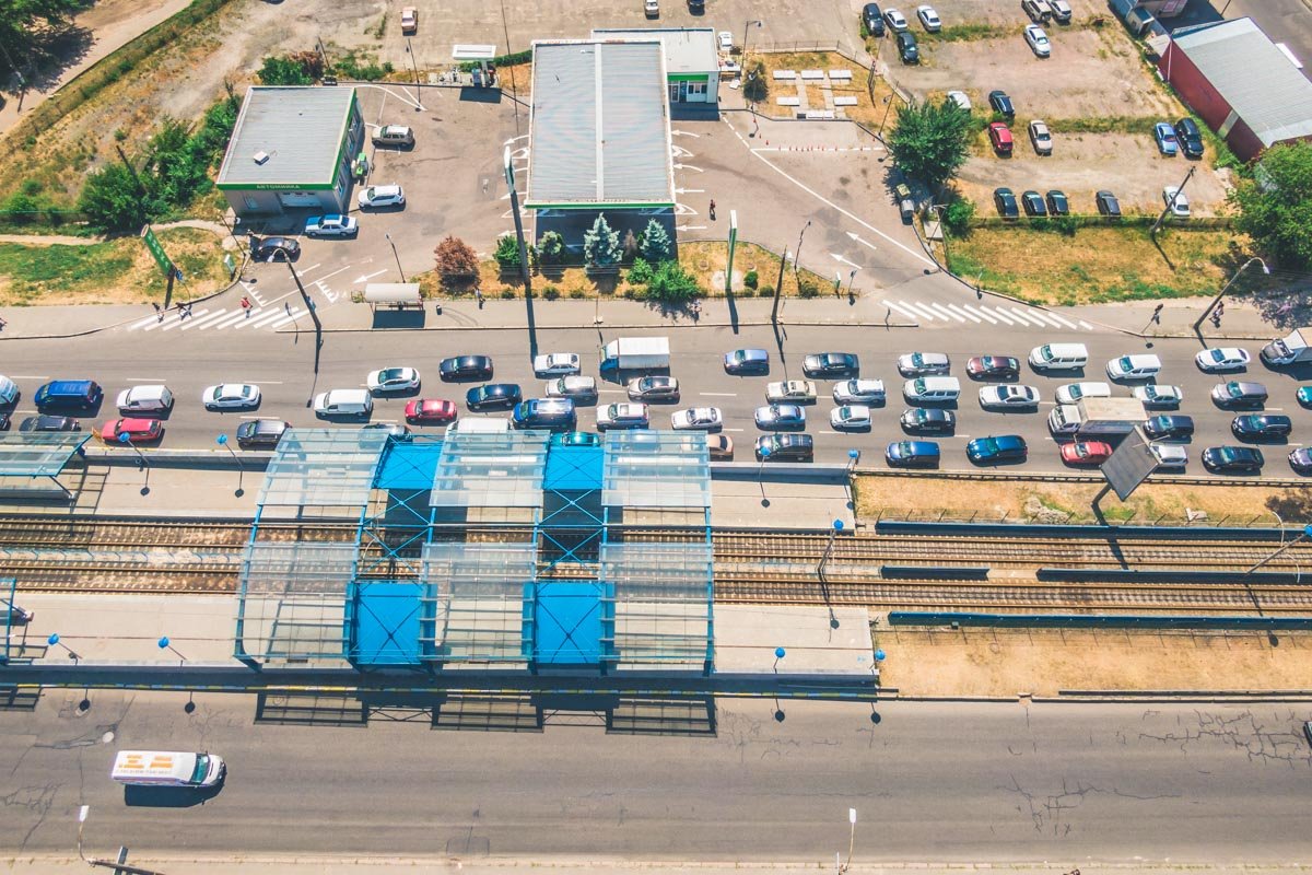 Такие вот пробки будут сковывать Бощаговку до конца года