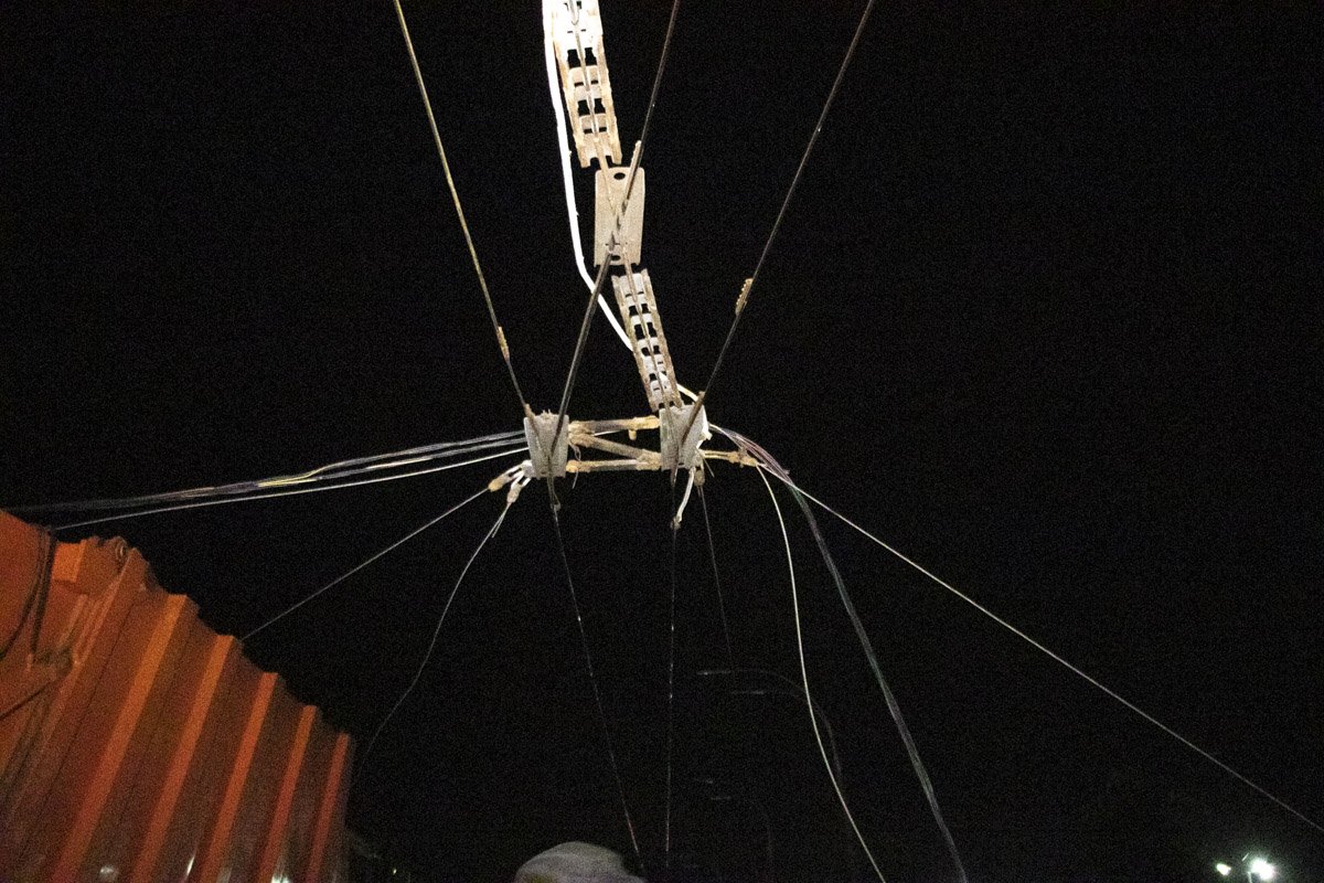 Была повреждена контактная линия троллейбусов Была повреждена контактная линия троллейбусов