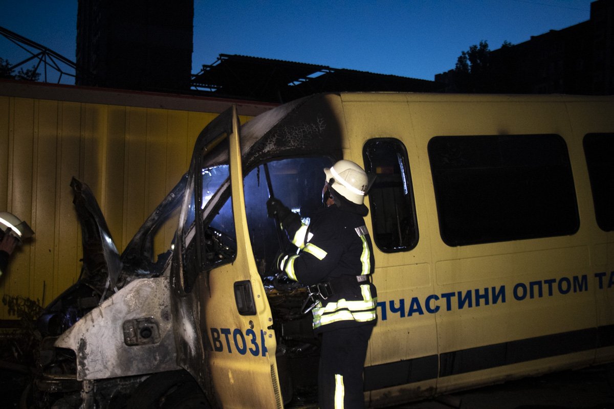 Горел микроавтобус Fiat Dukato Горел микроавтобус Fiat Dukato