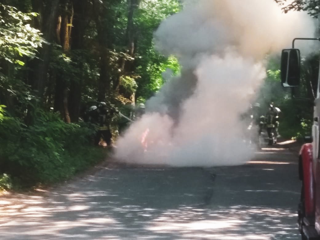 Горела Skoda Fabia