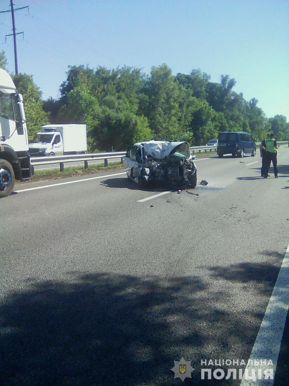Еще одно ДТП произошло в Васильковском районе, в результате него пострадали два ребенка, 12 и 8 лет, а также их мама