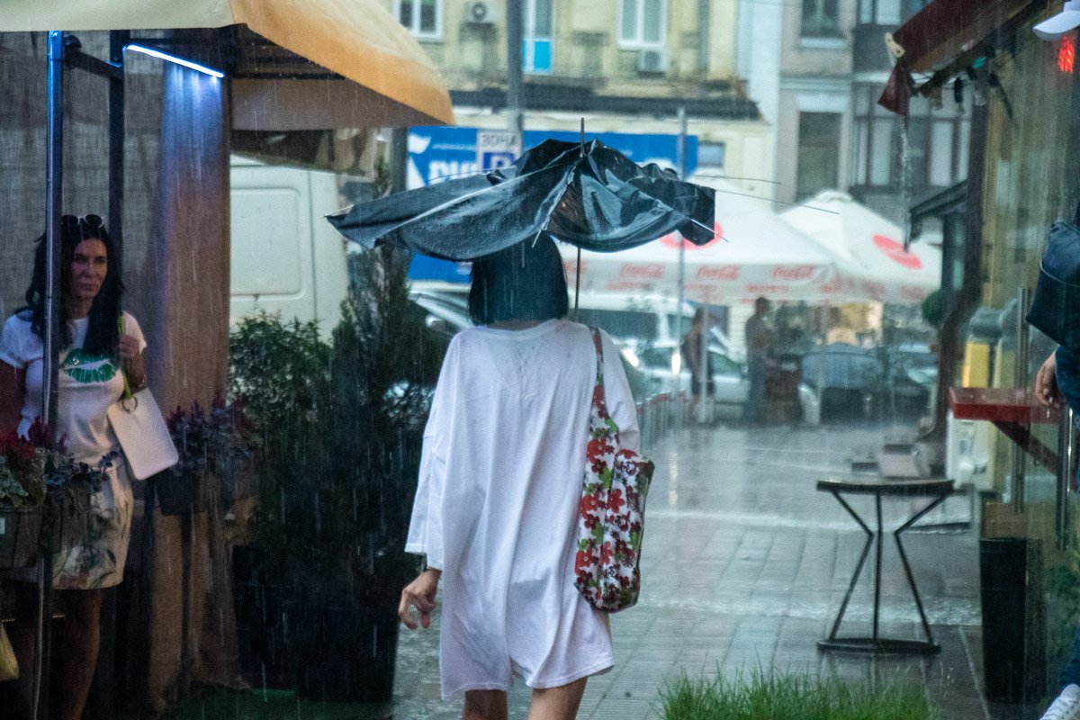 На Киев обрушился шторм: что происходит в столице в условиях непогоды. Хроника 18