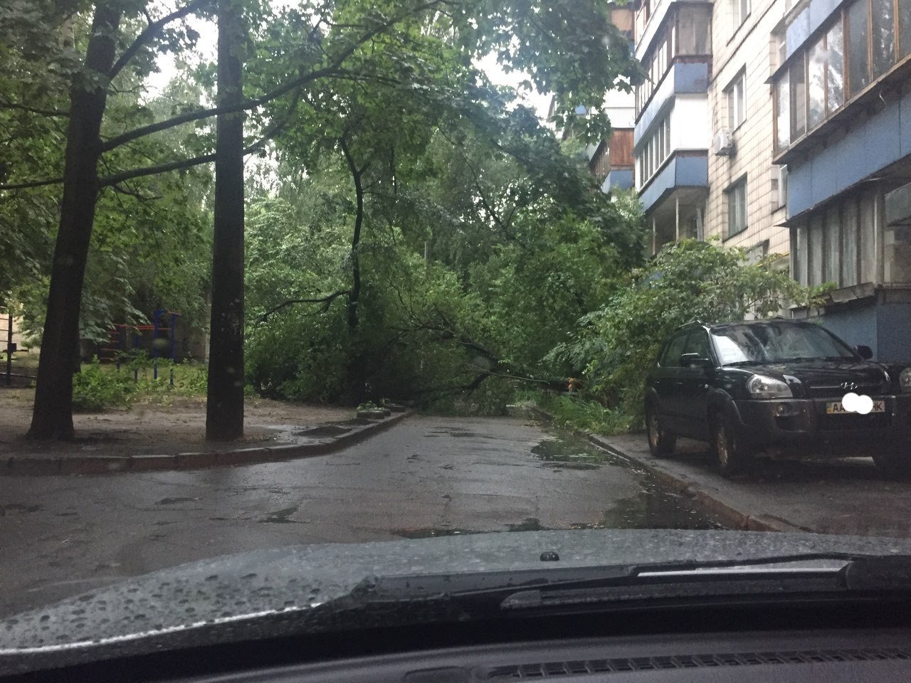 На Киев обрушился шторм: что происходит в столице в условиях непогоды. Хроника 21