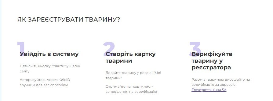 Как зарегистрировать питомца в реестре