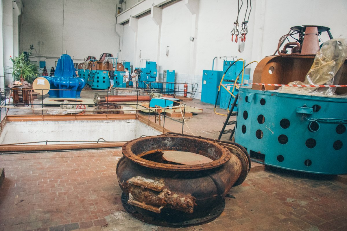 Более новая станция подъема №2. Сейчас она на реконструкции