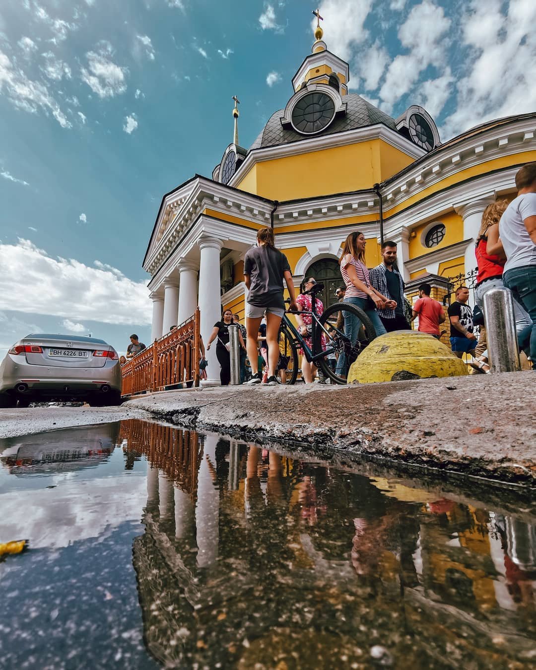 Почтовая площадь и речной вокзал - всегда отличная локация для сочного снимка. @fantakr об этом точно знает