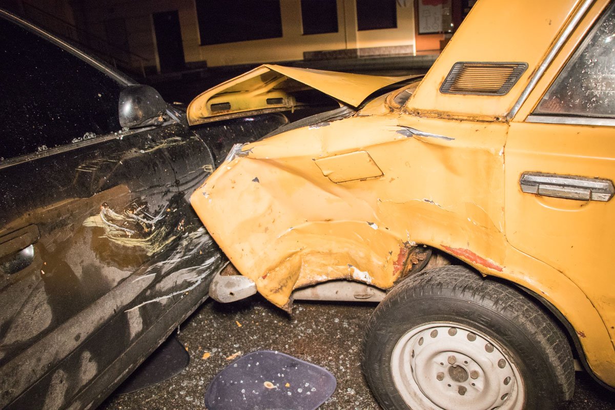 Метал не выдержал столкновения