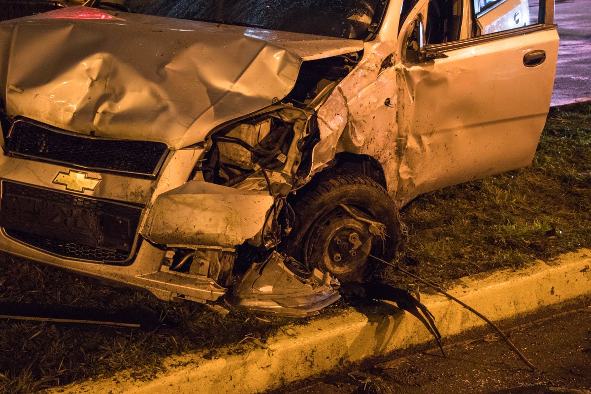 Повреждения говорят о высокой скорости Aveo