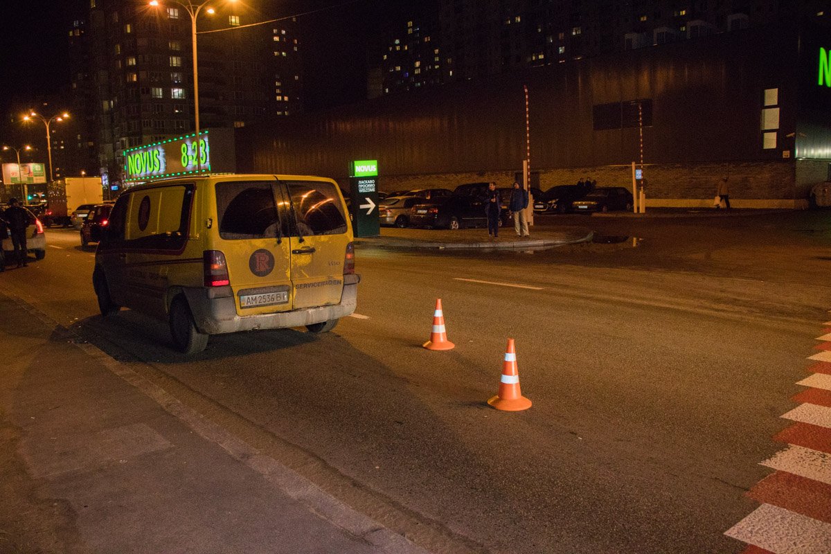 Тормозной путь плохо виден