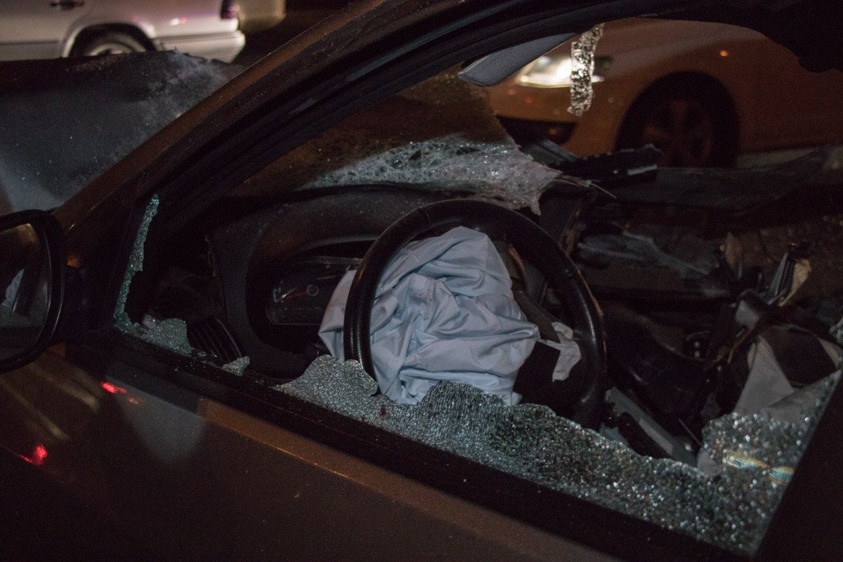 Подушки сработали но водитель в критическом состоянии