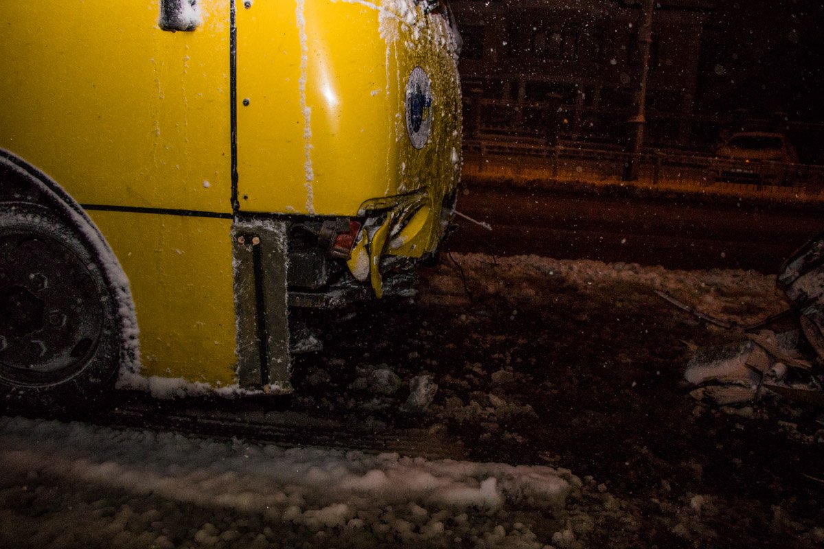 В маршрутке ехали дети