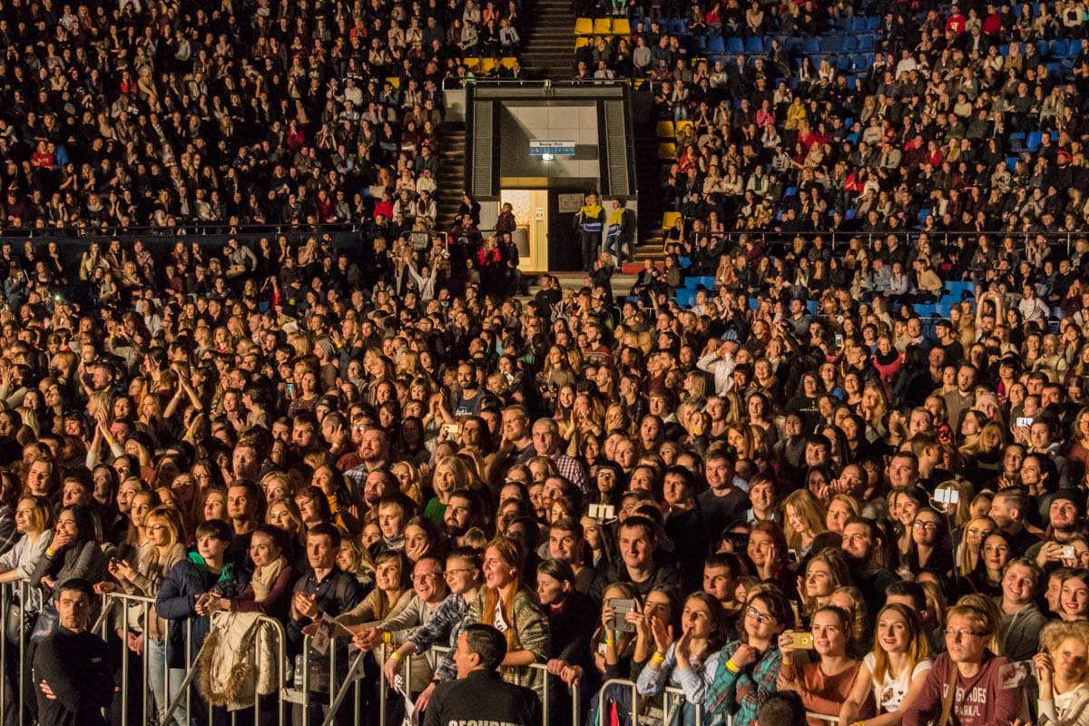 Во Дворце Спорта не протолкнуться Во Дворце Спорта не протолкнуться