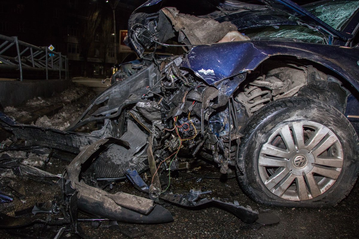 На своем ходу авто уже не уехало