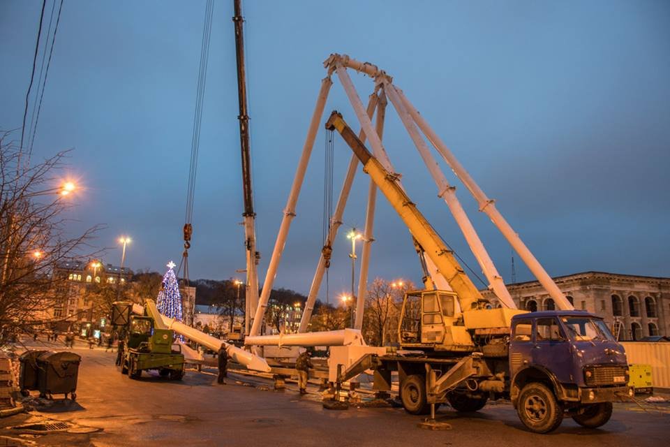 На Контрактовой площади будет проходить много праздничных мероприятий