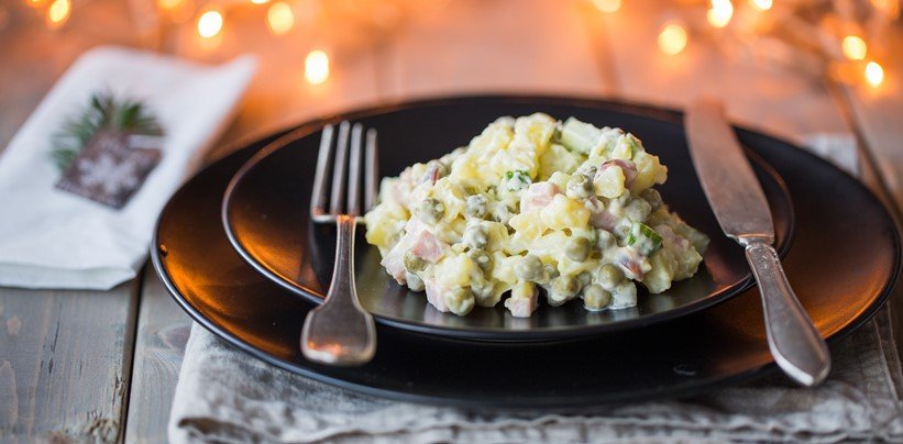 Салаты на Новый год 2018: простые рецепты вкусных салатов с фото 1