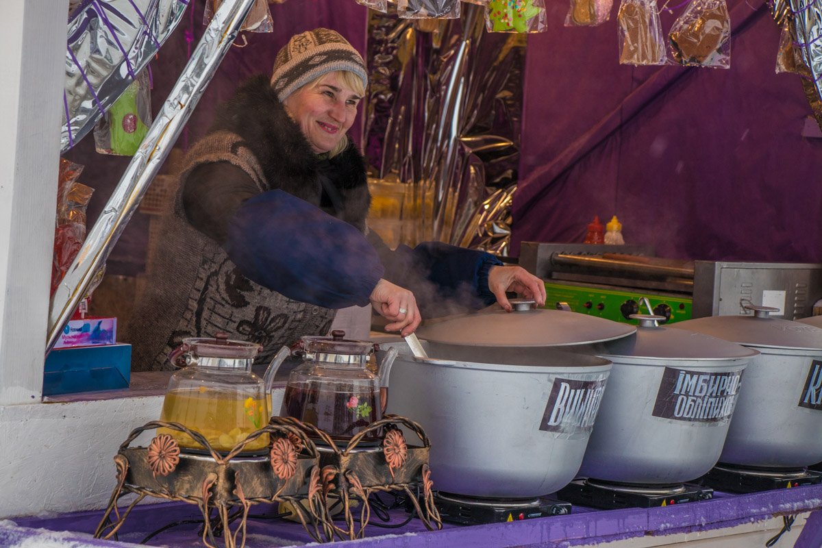 На холоде не обойтись без горячительного 