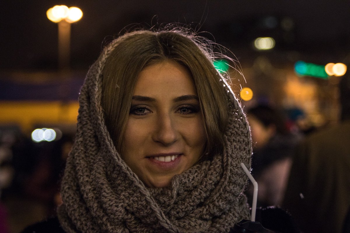 Холодная погода не помеха хорошему настроению 