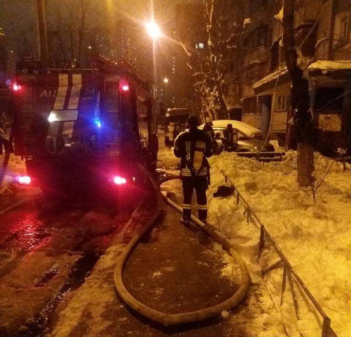 На Здолбуновской улице горела девятиэтажка