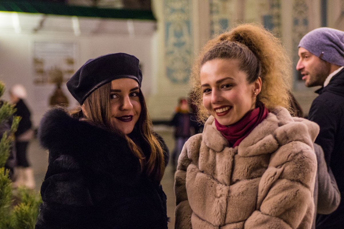 На мероприятиии собрались самые красивые девушки столицы