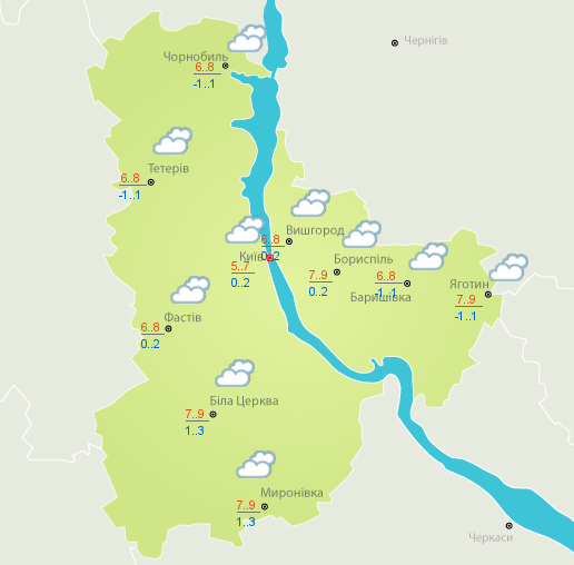 Погода в Киеве на 28 декабря Погода в Киеве на 28 декабря