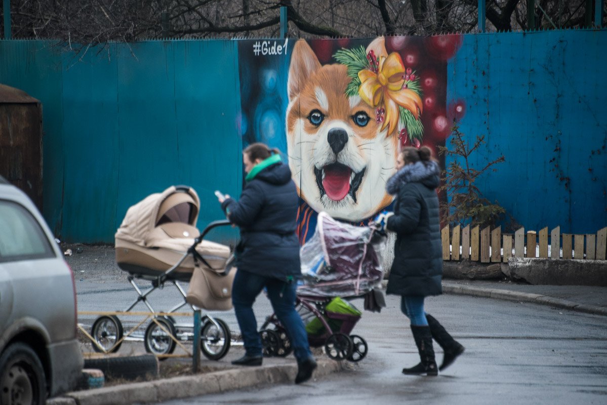Многие жители Деснянского района уже оценили новое граффити Многие жители Деснянского района уже оценили новое граффити