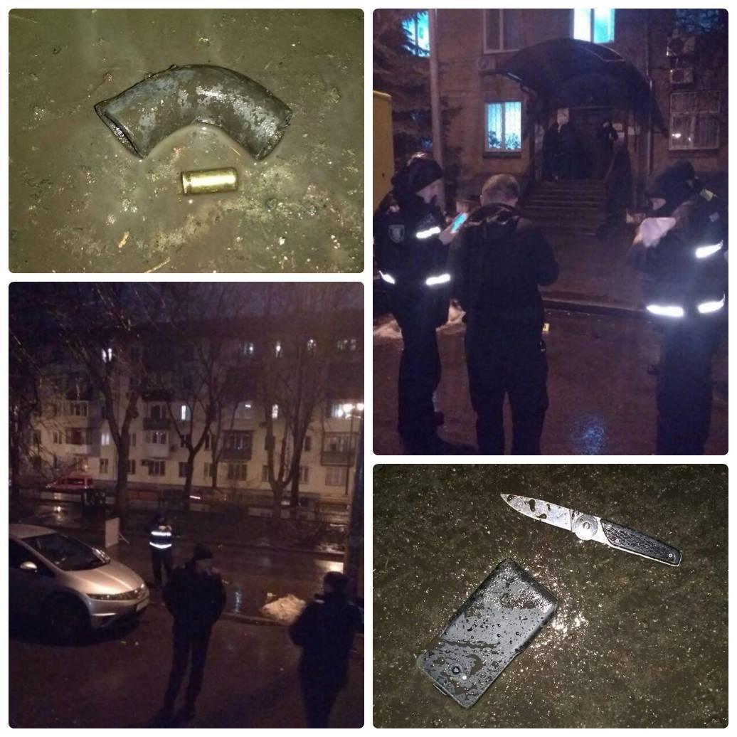 В Печерском районе ограбили и ранили мужчину