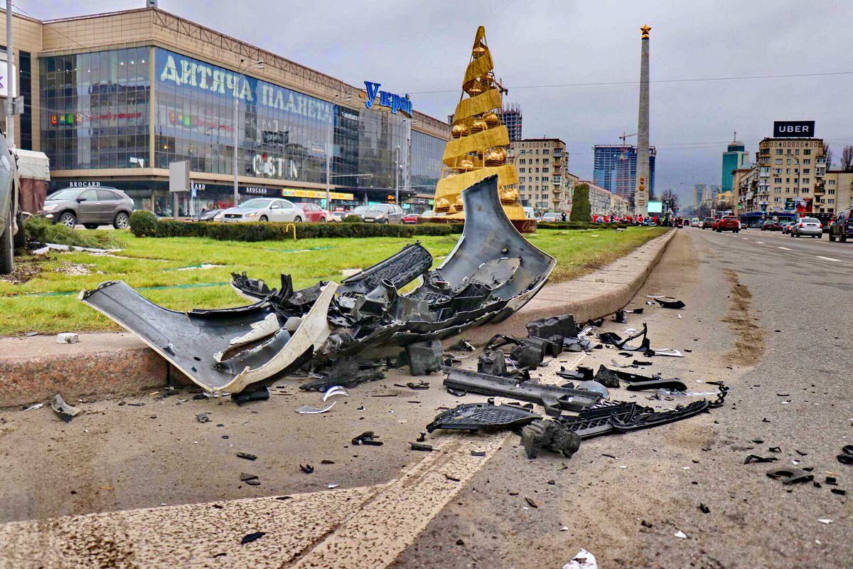 В аварии пострадавших не было В аварии пострадавших не было