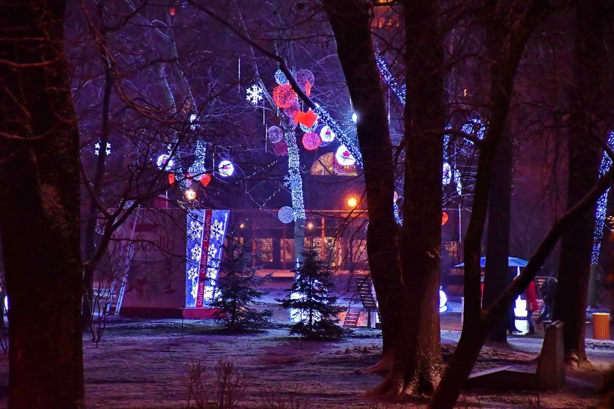 Как выглядит Киев за несколько часов до Нового года 1