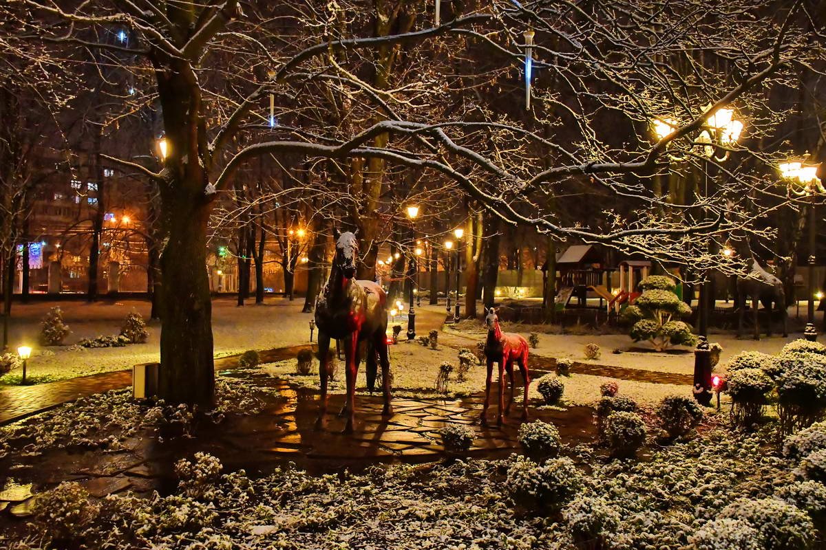 Как выглядит Киев за несколько часов до Нового года 9