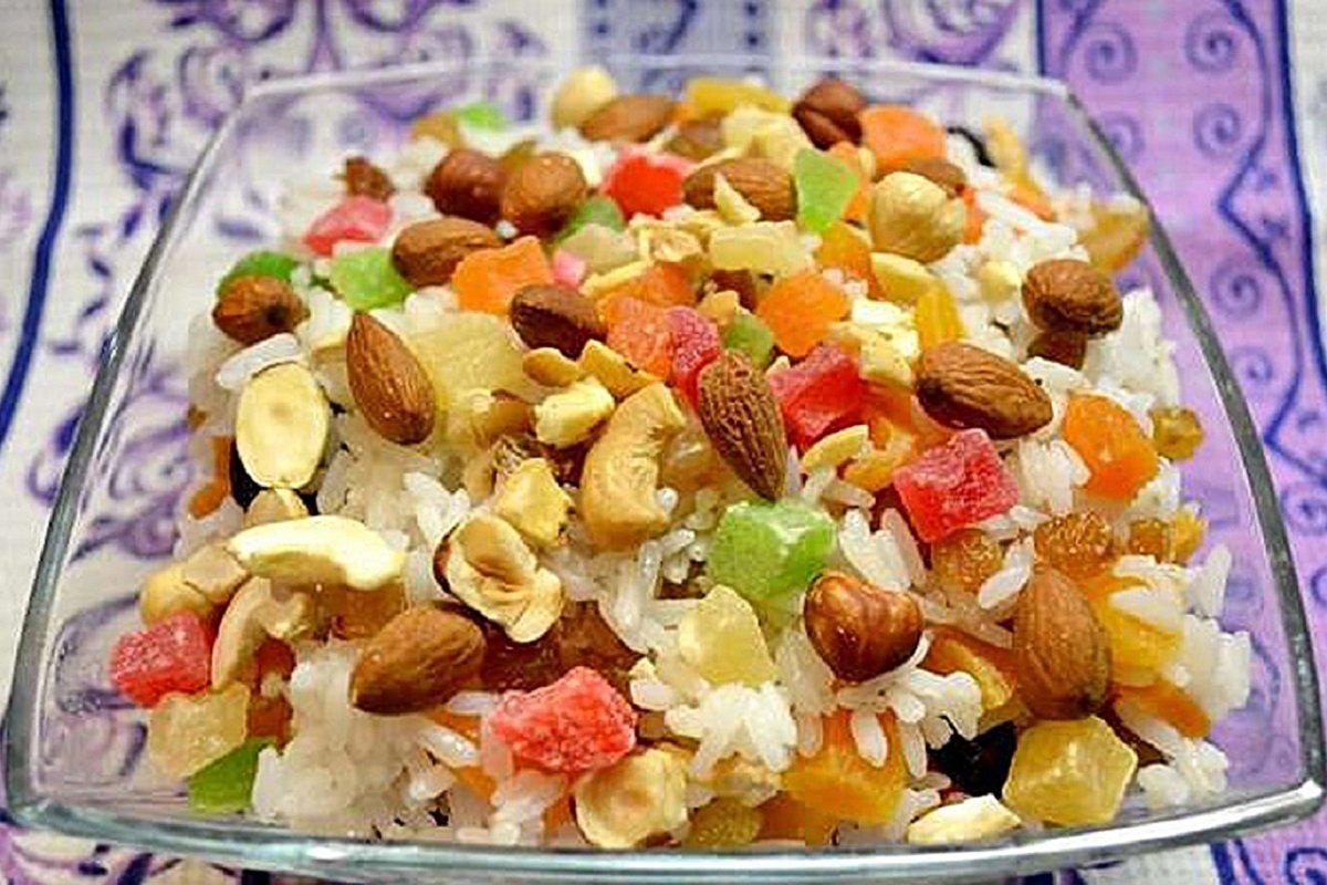 Кутья с цукатами или сухофруктами