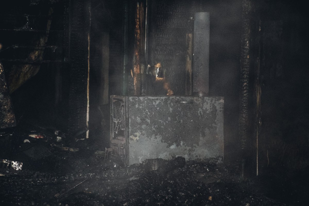 Та самая печка, которая стала причиной пожара в жилом доме Та самая печка, которая стала причиной пожара в жилом доме